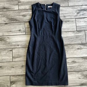 Calvin Klein Fitted Denim Inspired Dress